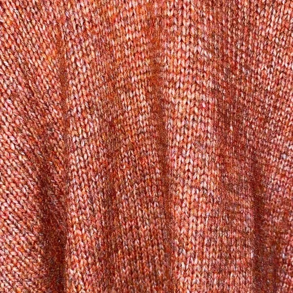 Maurices hooded open front cardigan with belt, burnt orange, large, EUC - Picture 4 of 7